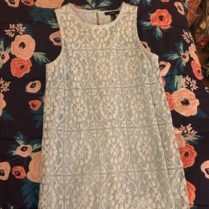 Women’s Light Blue Lace Mini Dress